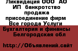 Ликвидация ООО, АО, ИП, банкротство, продажа, присоединение фирм - Все города Услуги » Бухгалтерия и финансы   . Белгородская обл.